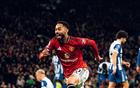 英超:曼联4-2布莱顿3连胜!库尼亚首球姆伯莫双响,胖虎传射建功