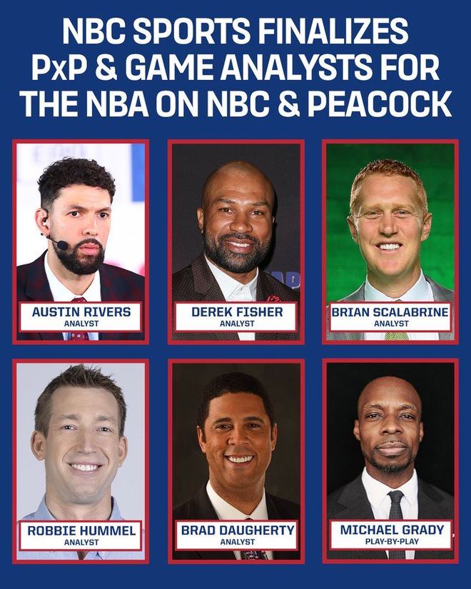 老鱼再就业！费舍尔加入NBC电视台NBA解说团队，任比赛分析师
