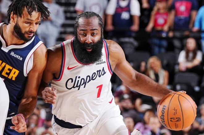 NBA季前赛：小卡17分哈登11助攻 约基奇12+9+6掘金擒快船