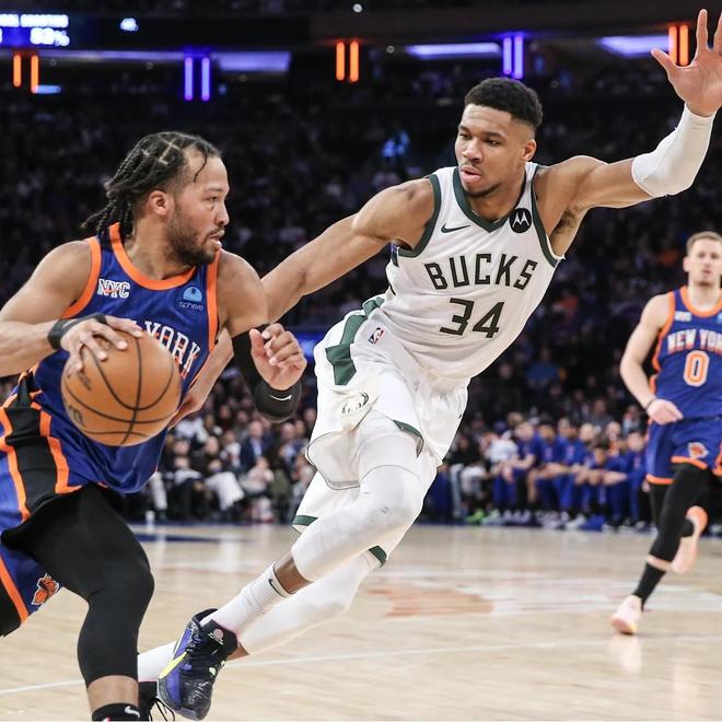 NBA官网评东部十大球星：字母哥居首布伦森第二，恩比德第六