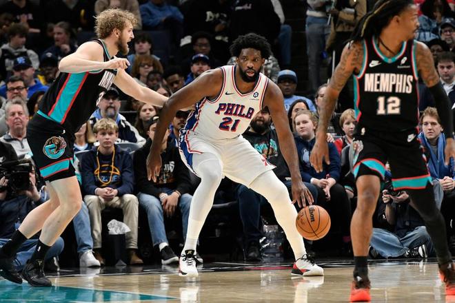 探花準(zhǔn)絕殺76人加時(shí)險(xiǎn)勝灰熊 費(fèi)城三核93分莫蘭特40分賽季新高