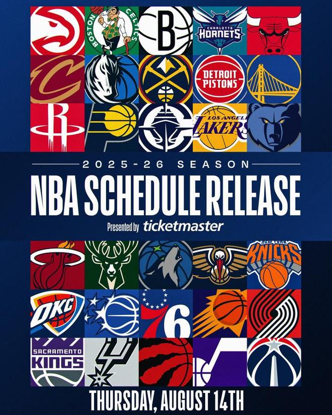 等不及了！NBA官方：2025-26赛季完整赛程将于明日公布