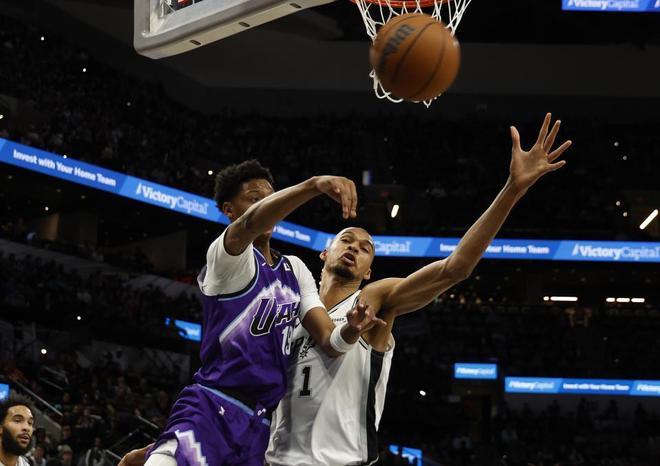 文班33+10+7三分賽季新高 馬刺輕取爵士達(dá)成30勝西部第二