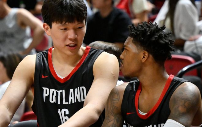 楊瀚森入選新秀賽引熱議！美記稱收視率將暴漲：質疑搶走樂福名額