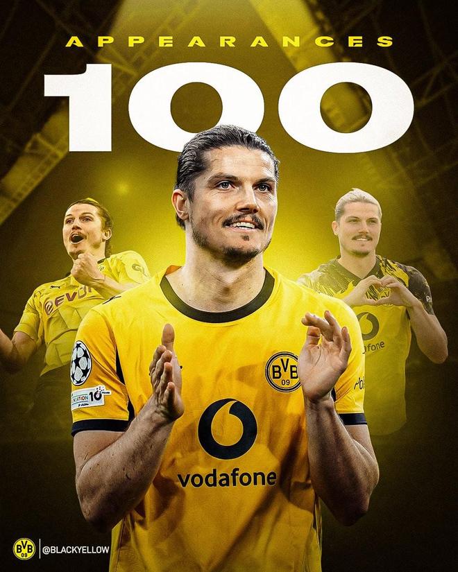 里程碑，萨比策完成多特生涯第100次出场