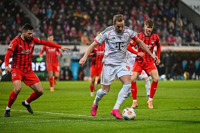 拜仁4-0海登海姆 凯恩破门