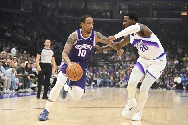 14连败创萨城队史纪录！威少缺席国王狂输爵士28分 悍将15中1