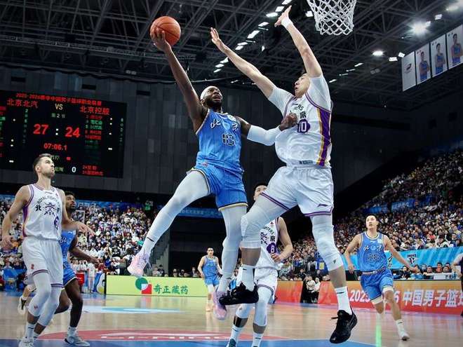 CBA联赛京城德比 北控防守取胜