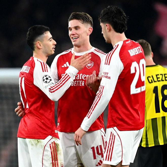 统治力，阿森纳欧冠联赛阶段积分最多、进球最多且丢球最少