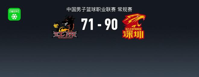 CBA战报：深圳90-71江苏，贾尔斯28分