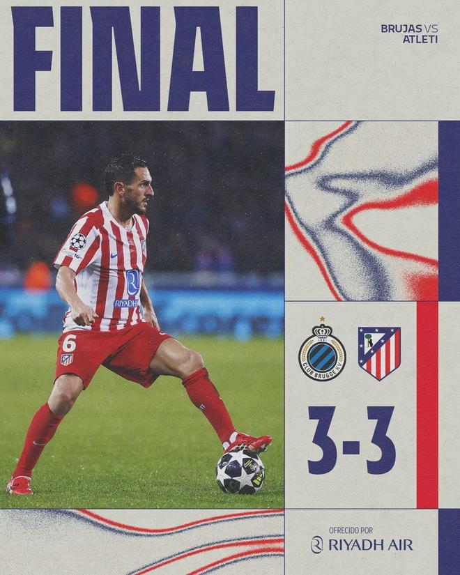 2-0到3-3！马竞创欧冠队史耻辱，球迷怒喷：赢完巴萨就开始摆烂？