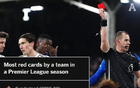 已拿8红，切尔西剩余11轮英超若再拿一红即可追平赛会纪录