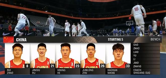 男篮首节险胜中国台北！赵继伟+广厦双雄轰19分，替补可圈可点！