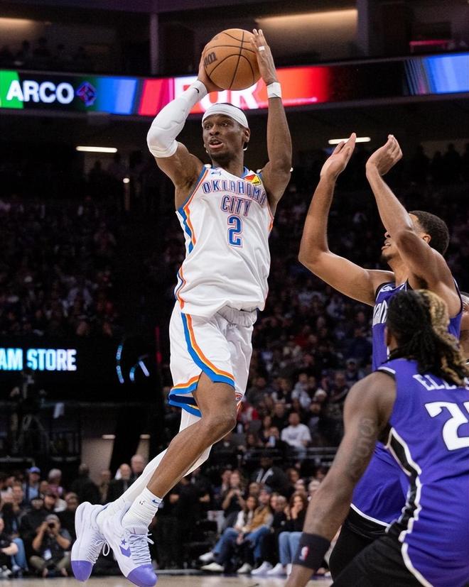 威少16分9板，卻慘遭雷霆大逆轉(zhuǎn)！SGA31分創(chuàng)紀(jì)錄，帶隊(duì)豪取5連勝