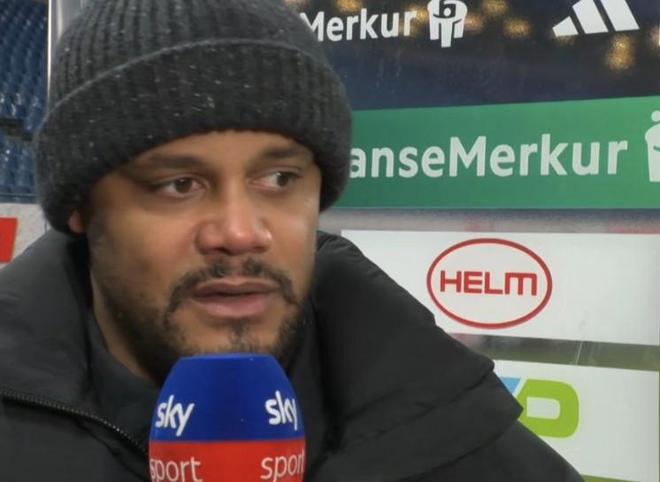 孔帕尼：防守球員自己滑倒了，結(jié)果卻給了凱恩一張黃牌