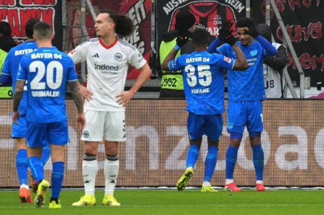 德甲：法蘭克福1比3勒沃庫森