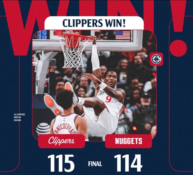 船記盛贊：快船本賽季最佳勝利之一！馬瑟林：上場了 就是做自己