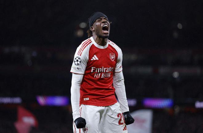 欧冠：阿森纳3-0！6战全胜居首，马杜埃凯双响，马丁内利5连击