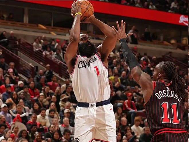 快船近16戰(zhàn)13勝埋隱患！小卡缺戰(zhàn)時(shí)4勝9負(fù) 第3次讓對手進(jìn)24+三分