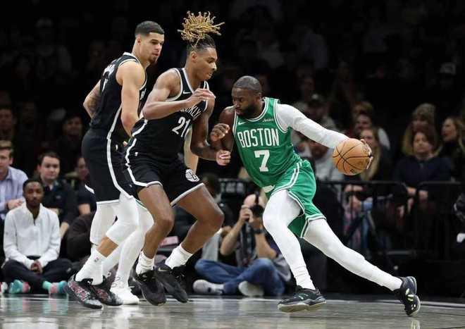 绿军末节轰18-3逆转篮网3连胜 布朗29分单节17分小波特25+6