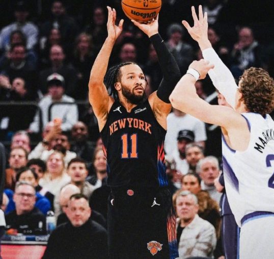 東部第二！尼克斯最多領(lǐng)先41分狂勝爵士 布倫森33分引7人上雙