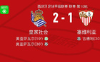 皇家社会2-1塞维利亚,奥亚萨瓦尔包办2球