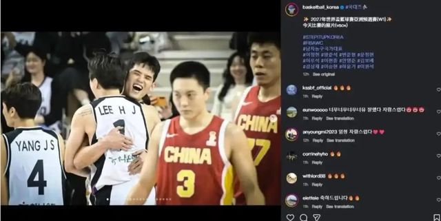 扎心：中国男篮惨败，韩国媒体居然感谢胡明轩，杜锋尴尬不