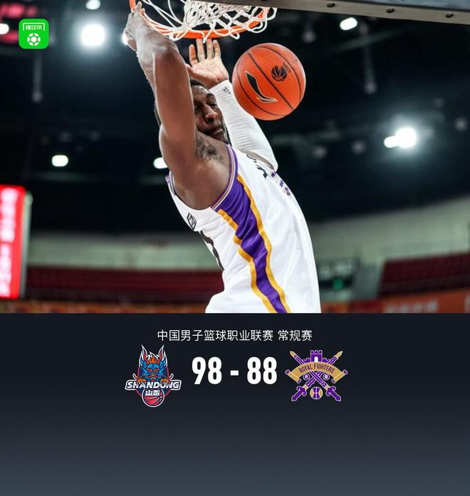 山東98-88北控，格蘭特-里勒空砍30分，珀塞爾27+5+4