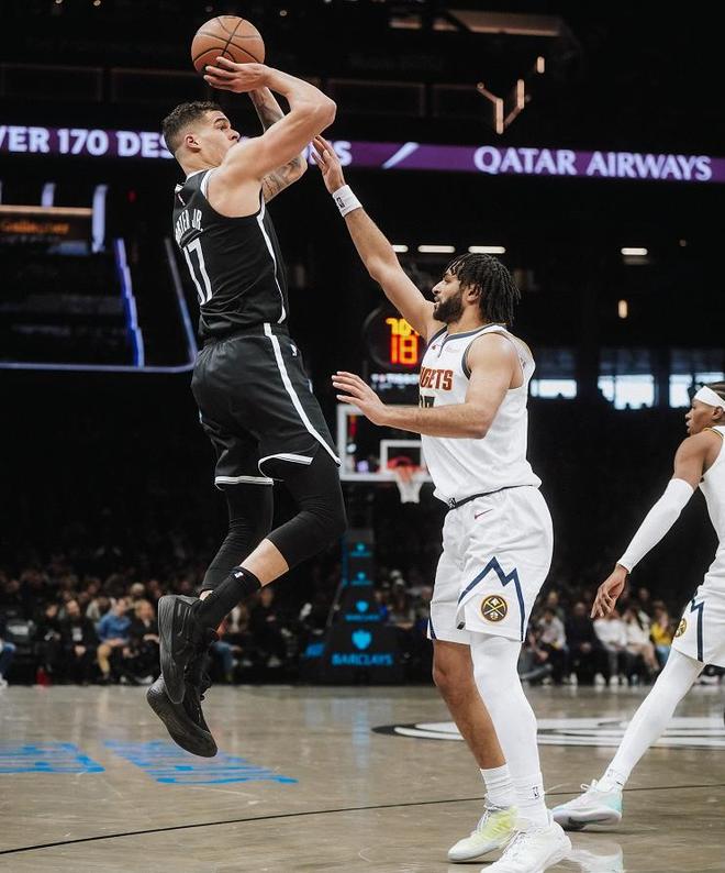 波特27+11手刃旧主，穆雷创生涯纪录戈登复出20分，篮网复仇掘金