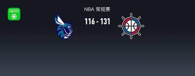 NBA战报：快船131-116黄蜂，哈登55+3+7