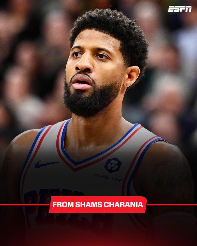 Shams：喬治預計會在今天與快船比賽中復出并迎來賽季首秀