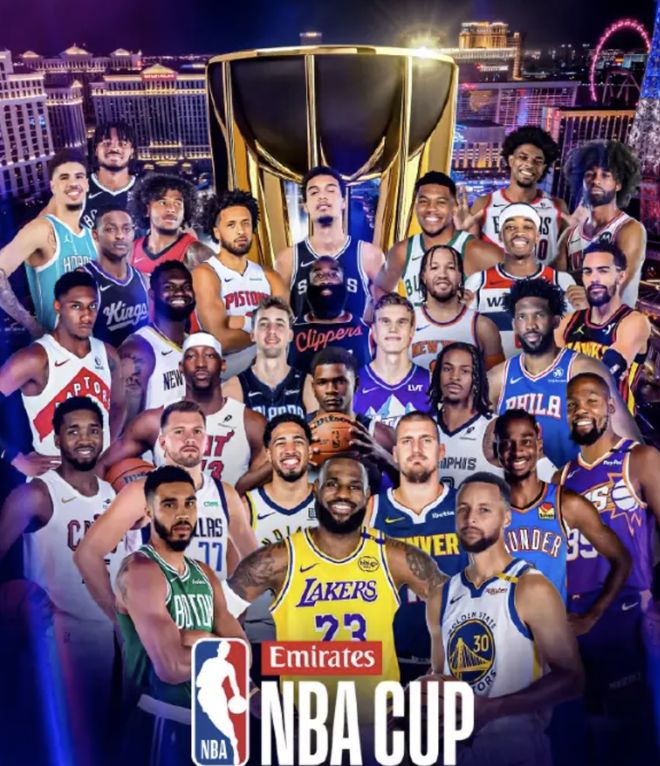 NBA杯開打!詹皇湖人被保送,勇火掘刺爭唯一名額,雷霆運氣更好