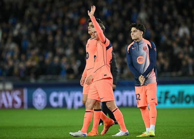 德容：我们知道布鲁日在主场非常强大，我们本可以做得更好