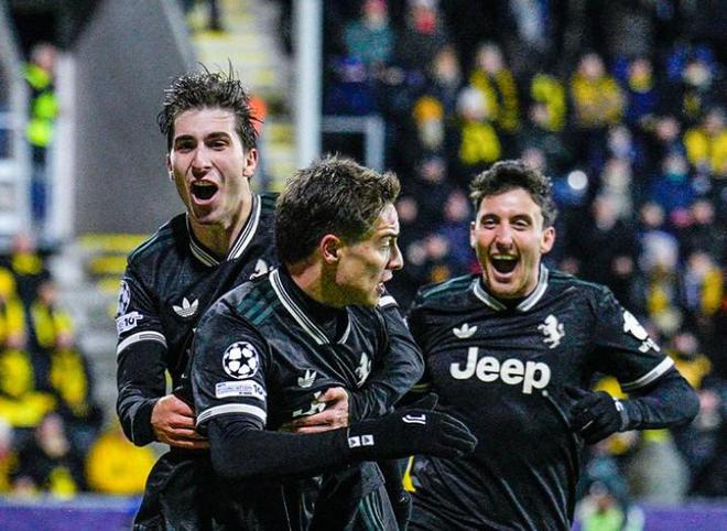 取得赛季欧冠首胜，尤文时隔419天再次在欧冠客场赢球