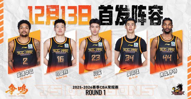 国内球员发挥稳定，外援正在建立默契！江苏男篮CBA新赛季首轮不敌北京队