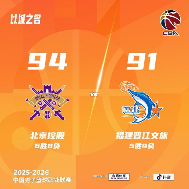 賽后握手，張慶鵬再遇凱撒！廖三寧遠(yuǎn)投絕殺，北控94-91險(xiǎn)勝福建