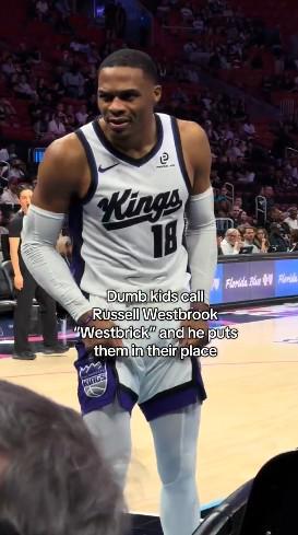 一小球迷叫威少“威鐵”，威少：瞎叫啥，別亂跟我開玩笑