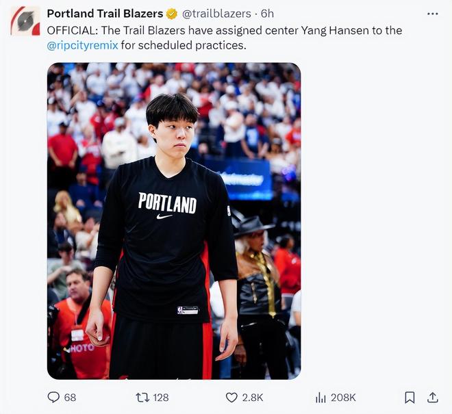 混音發布訓練照還無楊瀚森：5天后首戰勇士 美記透露小楊培養計劃