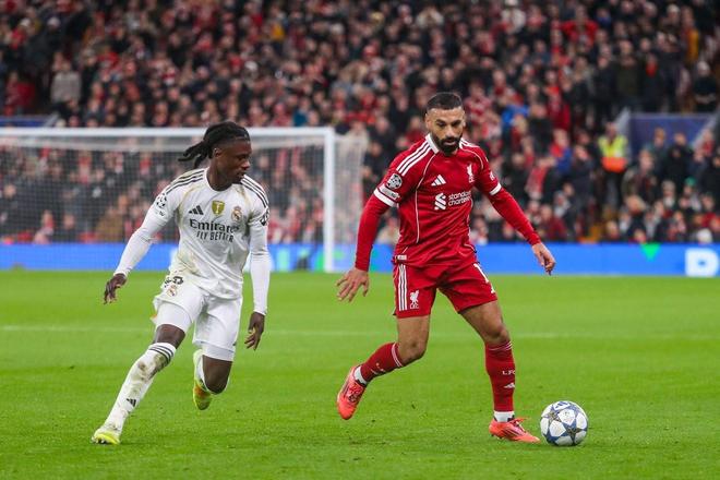 薩拉赫自2020年以來3次歐冠單場過人5+，均是對陣馬德里雙雄