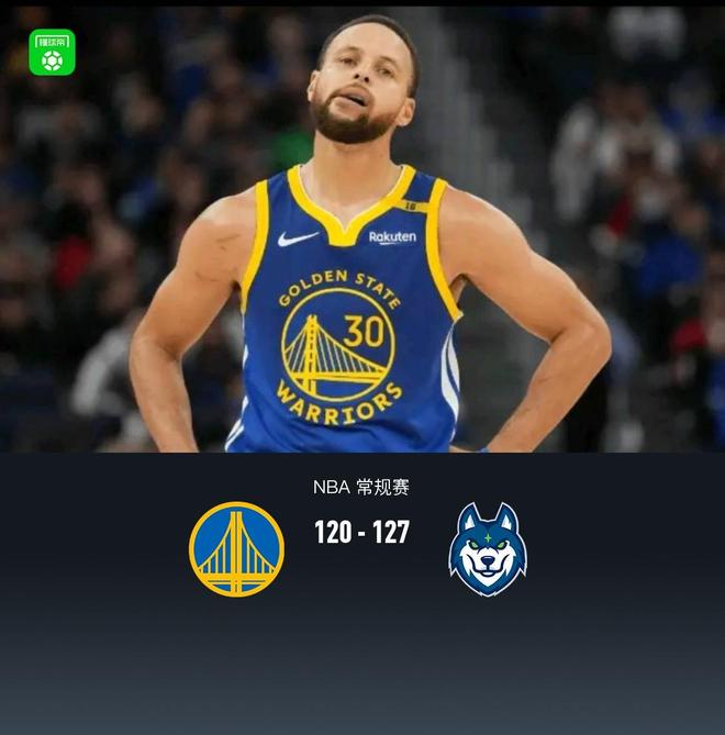 勇士120-127不敌森林狼，库里复出39分，戈贝尔13中11砍24+14