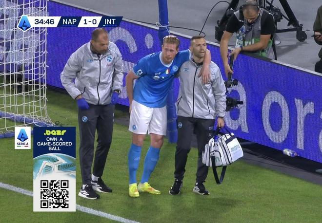 命犯蓝黑?德布劳内已经连续三次在对阵国米时伤退