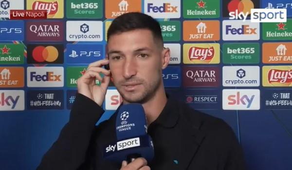 波利塔諾：踢法蘭克福我們絕對要贏；我為斯帕萊蒂感到高興