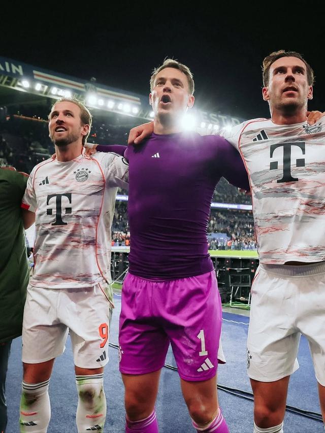 當(dāng)選對陣巴黎全場最佳，諾伊爾社媒慶祝勝利：團(tuán)隊(duì)