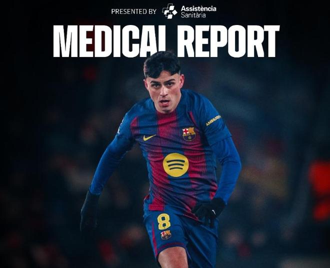 欧冠无缘直通16强，第一大腿又伤了，巴萨官宣佩德里伤缺1个月