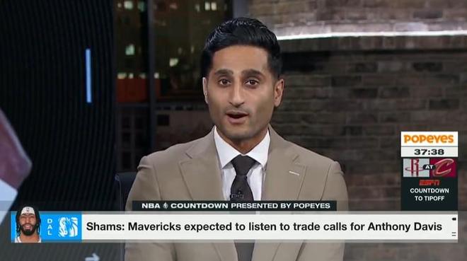 Shams：独行侠将听取浓眉的交易报价，并会围绕弗拉格建队