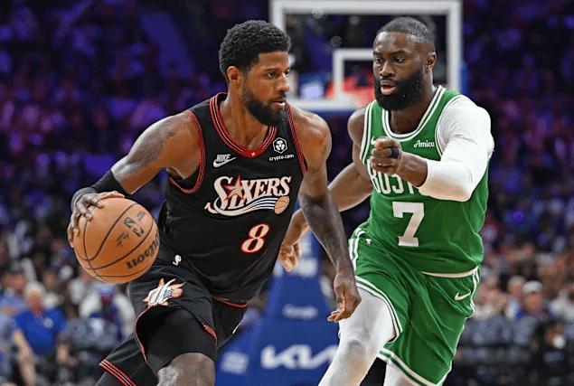 狂胜32分！东部首个赛点诞生，塔图姆30+11+7，恩比德空砍26+10