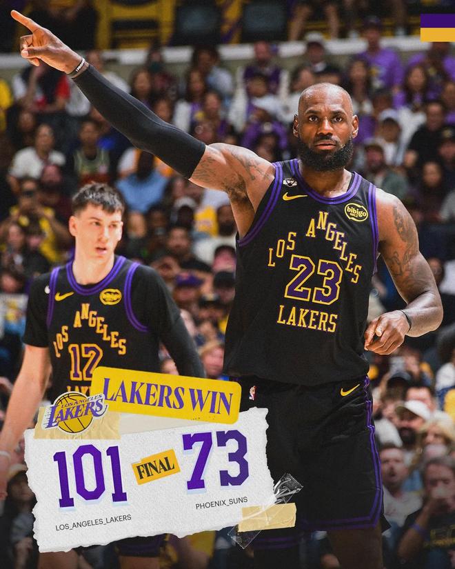 阿门41+9+7！NBA生涯最强一战！湖人锁定西部前四