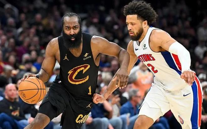 哈登9+4！骑士46-59活塞，看数据：你就是头号罪人！