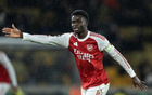 官方：阿森纳与萨卡续长约；据悉续约5年，周薪将超30万镑