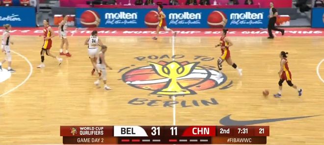 女篮世预赛|外线被射穿！中国队15分不敌比利时，张子宇20分